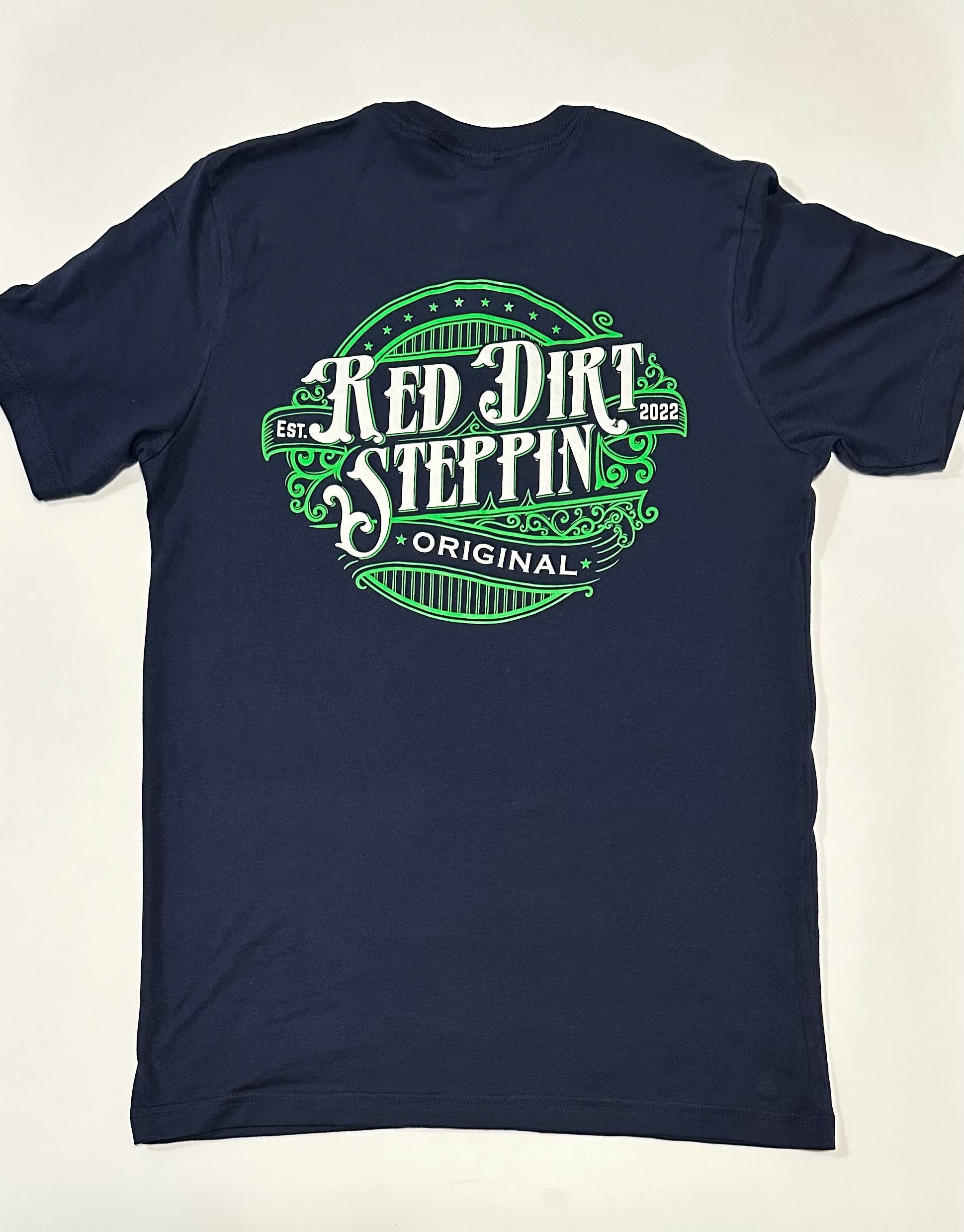 Original T-Shirt (Navy, Electric Green, and White)